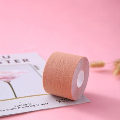 China Hypoallergenic Adhesive Breast Lift Tape OEM Accepted Bra Tape Nipple Cover Elastic Cotton Boob Tape Waterproof for sale