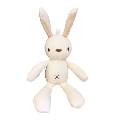 China New Arrival Factory Price Rabbit Baby Stuffed Toys Soft Plush 20cm Knitted Bunny Plush Toys for sale