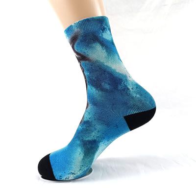 China Breathable Factory 2023 Wholesale New Item Printed 360 Printed Seamless Socks for sale