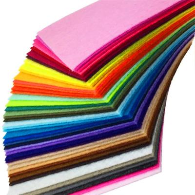 China Develop Creativity 1mm Thick Color Matching Felt Fabric Sheets 21x25cm Patchwork Sewing DIY Craft Adjusts Nonwoven for sale