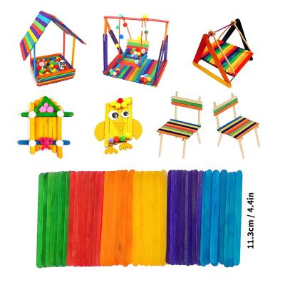 China Early Education Educational Toys For Kids Packing Assorted Craft Accessories All In One Diy Kit Letters Pipe Cleaners Wooden Sticks Gemstones for sale