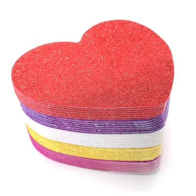 China DIY Handcraft Cute Set of 35pcs Eva Foam Love Heart Stickers for Valentine Mother's Day DIY Craft 5 Colors 15cm for sale