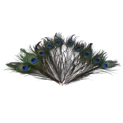 China DIY Felt 40-50cm Natural Peacock Feathers 50PCS DIY Craft Peacock Feather Decor for sale