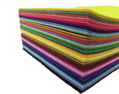 China DIY Handcraft 20Pcs 6*8 Inch With 1mm Thickness Matched Color Felt Sheet Wool Felting Set Nonwoven Craft Felt Fabric Sheets for sale