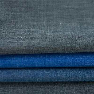 China Hot Sale Shrink-Resistant Poly/Cotton 80/20 Blend Gray And Blue Pocket Liners 105gsm Plain Weave Fabric for sale