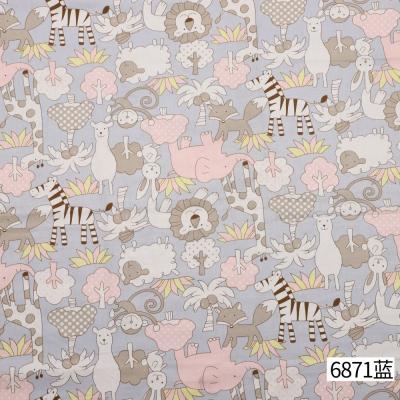 China Hot sale Shrink-resistant 100% cotton printed fabric for kidswear 40*40 133*72 twill fabric for sale