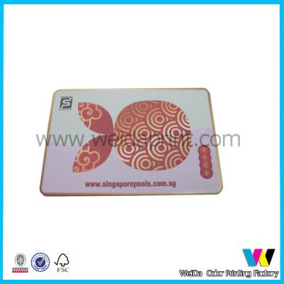 China Red Square Personalized Paper Coasters for sale