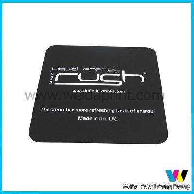 China Customized Absorbent Personalized Paper Coasters In 1mm / 2mm Cup Pads Coffee Pad for sale