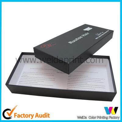 China Personalised Matt Lamination Hair Packaging Boxes of Coated Paper for sale