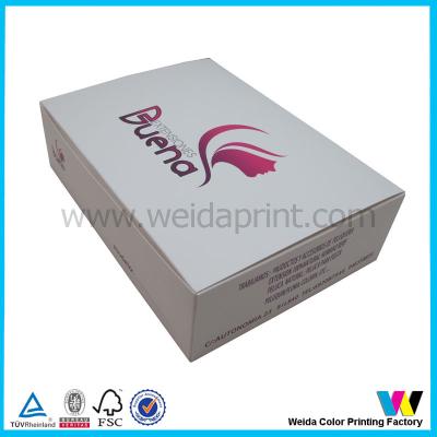 China Environmental Eco-friendly Recycled Durable Hair Extension Packaging Box for sale