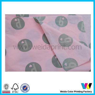 China Christmas Gift Wrapping Paper Patterned Tissue Wrapping Paper for sale