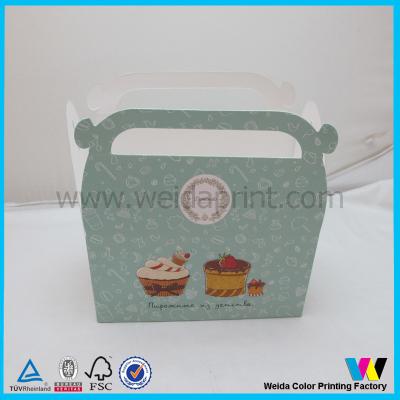 China Custom Order Paper Lunch Packaging Box For Children Taking Away for sale