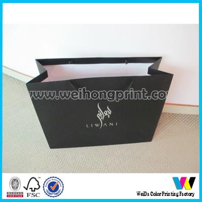 China Eco Friendily Environmental CMYK paper gift bags for shopping / adverting for sale