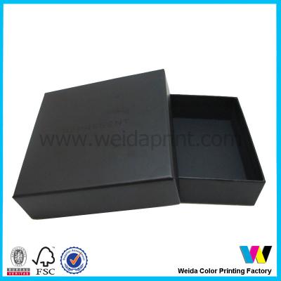 China Cajas de empaquetado del diverso del tamaño del negro papel de Matt para el empaquetado del regalo en venta