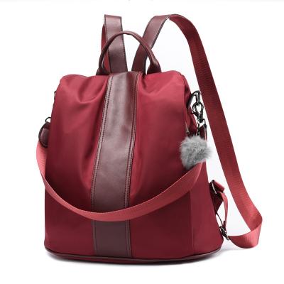 China 2022 Portable Women Backpack Purse Backpack Waterproof Nylon Anti-theft Ladies Lightweight Shoulder Bag for sale