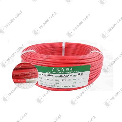 China A.W.G. High Quality 600v Silicone 3135 Heating Wire 4 Tinned Copper Electrical Cable for sale