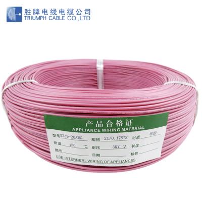 China Free Sample High Flexible UL 3239 16 18 200 Degree 20AWG 600V Silicone Insulated High Voltage 6 Silicone Rubber Electrical Cable 10KV for sale