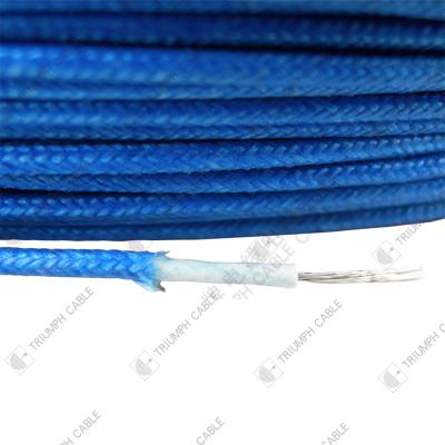 China High Voltage Heater 3122 300V 22AWG Silicone Braided Electrical Wire And Cable for sale