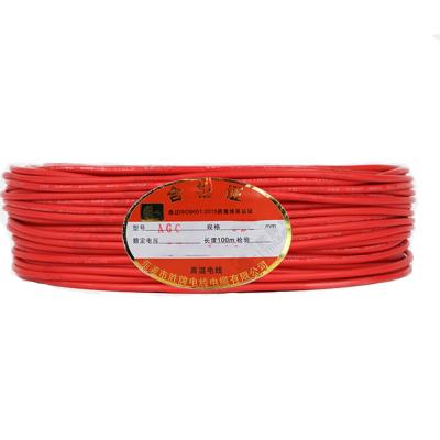 China Triumph High Flexible Cable AGG Wire 40kv High Voltage Silicone Rubber Tinned Copper Electrical Wire Cable 2.5mm 4.0mm 6.0mm for sale