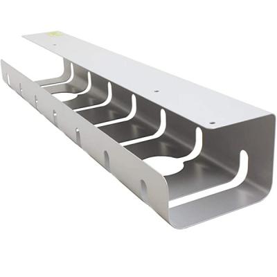 China Cable Management Tray Under Desk Cable Organizer Factory OEM Waterproof Galvanized Steel Cable Tray for sale