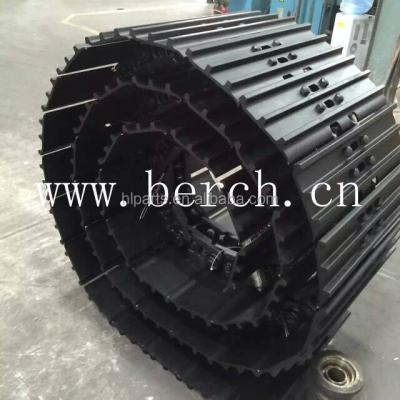 China BERCH E228C-600 PC400-6; E203C-600 E325 Excavator Bulldozer Track Chain with Track Protection, High Strength Steel Track Shoe E203E-600 E203E-800 PC300-3/EX300-3/DH280 for sale