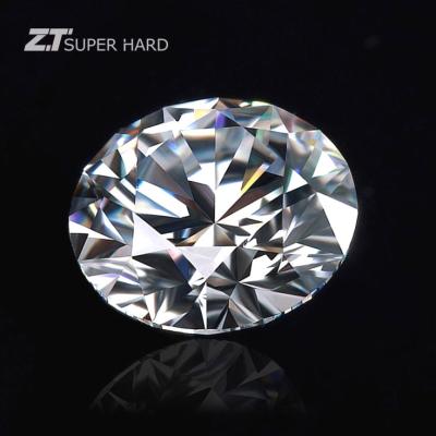 China Jewelry Making Low Price Russian Synthetic Diamond Round Cut Brilliant Polished for sale