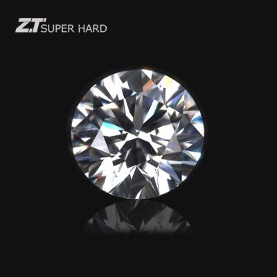 China Jewelry Making Single Cut Loose Diamonds Round 1.5mm Pure Brilliant Synthetic CVD Diamond Rough for sale