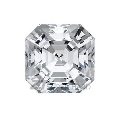 China Jewelry Preparing Asscher Cut Synthetic Created D G H I Asscher Lab E-F Grown Loose Diamond 1 Carat 6mm DEF VS Brilliant Cut for sale