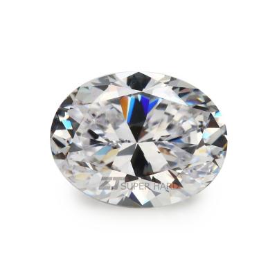 China high quality loose lab developed oval diamond vs1 vs2 si1 si2 diamond rings E&F for sale