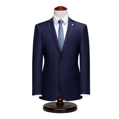 China Anti-wrinkle men's tuxedo suits business office and hotel fashion custom wedding suits for man 100%wool,100% wool 100%wool blue all size for sale