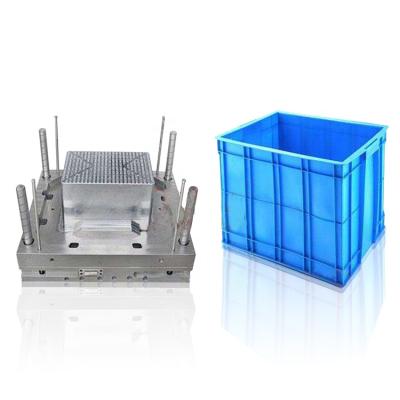 China Steel Mold Plastic Crates Manufacturers Customized Plastic Fish Crate Molds Heavy Duty Plastic Crates for sale