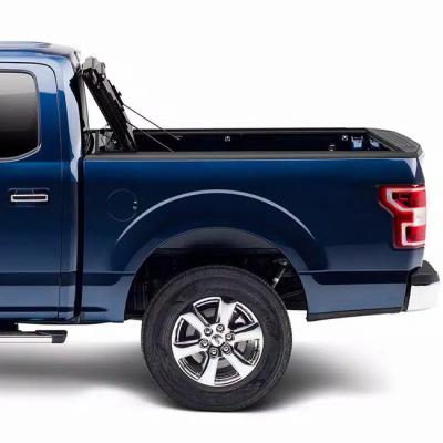 China China Wholesale Top Sales Retractable Tonneau Cover Combine Aluminum Waterproof Dustproof Black Triple Hard Cover For Tundra for sale