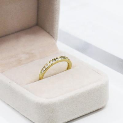 China CLASSIC 18k 14k Gold Couple Rings Hot Girlfriend 925 Sterling Silver Ring Men Wedding Bands Tasty Jewelry for sale