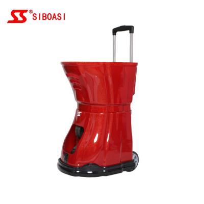 China Tennis training used promotion portable tennis ball launcher red color intelligent tennis training partner machine for sale