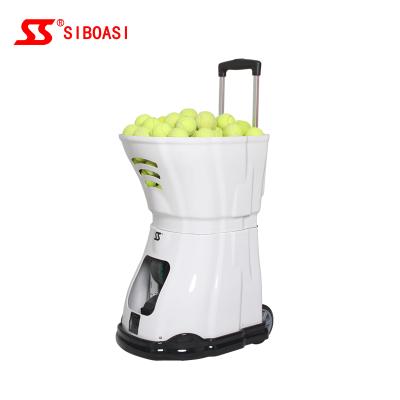 China Tennis Training Used Tennis Smart Automatic Shooting And Feeding Machine With Remote Control for sale