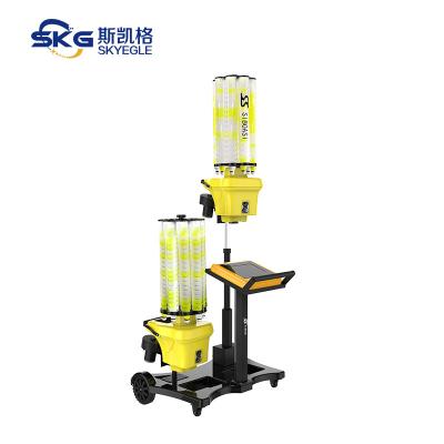 China Adult Automatic Practice Badminton Shooting Machine Launcher Badminton Shuttlecock Badminton Game Feeding Equipment for sale