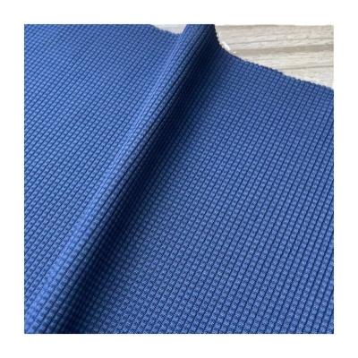 중국 100% Polyester Waffle Weft Knitted Jersey Fabric Suppliers for Casual Sportswear 판매용