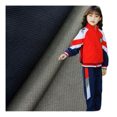 China Woven Pique Knitted Fabric 200gsm For Breathable School Uniform Garments for sale