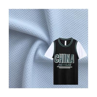 China 150cm-180cm Breedte 75D Polyester Vogel Oog Mesh Jersey Stof voor Performance Kleding Te koop