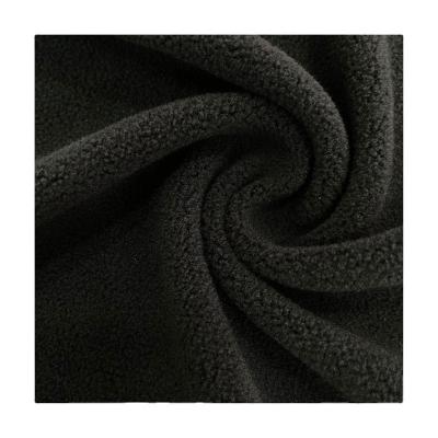 China Weiches Polyester Fleece Stoff Roll 200gm für Sweatshirt Decke zu verkaufen