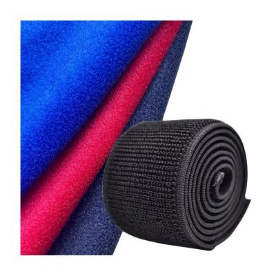 China TWILL Sticky Loop Velour Cloth Hook Nylon Spandex Fabric for sale