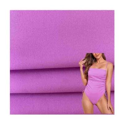 China Jersey Fabric 170-240gsm Nylon Spandex Bathing Suit Material with Four-Way Elastic for sale