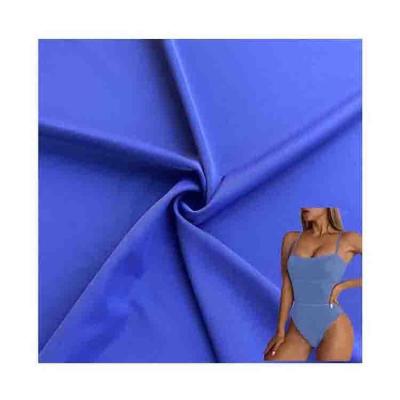 China Spandex Nylon Lycra Stof voor zwembroek 40D 81% Nylon 19% Spandex Textile 4 Way Stretch Te koop