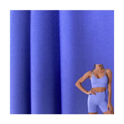 Cina 81% Nylon 19% Spandex Lycra Stoffa Four Way Stretch per Yoga Set Costume Costumi da nuoto in vendita