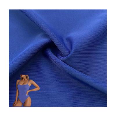 China Traje de baño impermeable de tejido de punto de spandex de 4 vías elástico antibacteriano en venta