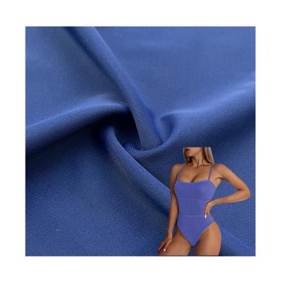 Κίνα Λάμπερο Lycra Polyester Spandex ύφασμα ανακυκλωμένο 142-155cm πλάτος για 55D Twill μπάνιο προς πώληση