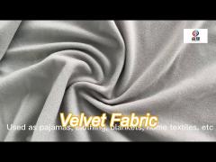 100% polyester tricot knitted loop velvet fabric customized for lining