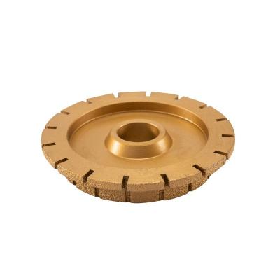 China Manufacturer Supplier China Cheap Chamfering Vacuum Brazed Diamond Grinding Wheel 75*75*2 for sale