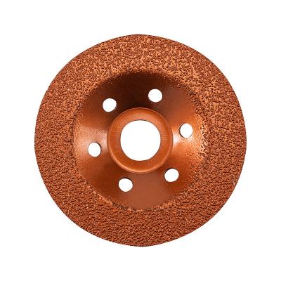 China China Factory Cheap Durable 4inch/5inch Granite Concrete Ceramic Drill Bits Directly Vacuum Welded Diamond Grinding Wheel For Concrete Granite for sale