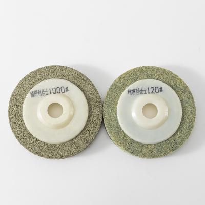 China For Sanding Disc Nylon Green Abrasive Fiber Grinder Stone 100mm Angle Polishing Polishing Wheel for sale